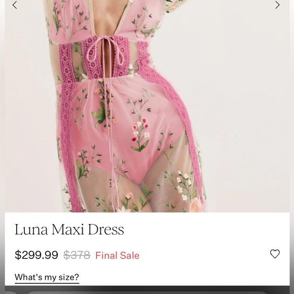 For Love and Lemons Luna Maxi Dress - Picture 4 of 5